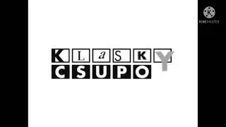 klasky csupo robot logo in gray and black