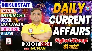 Daily Current Affairs | 30 October Current Affairs | The Hindu News Paper Analysis By Piyush Sir