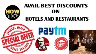 PAYTM Deals | Avail best discounts on Hotels, Restaurants & Pubs