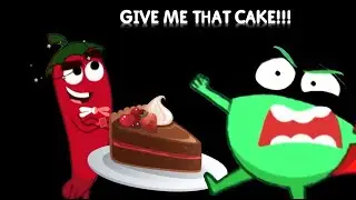 Evil Pea Wants Cake (Supertato 2nd Anniversary Special)