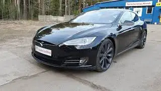 Восстановление Tesla Model S70D Black
