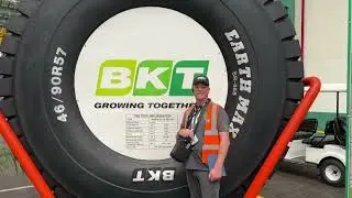 David Williams trip to BKT factory in India