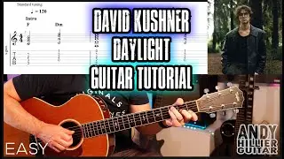 How to play David Kushner - Daylight Guitar Tutorial Lesson