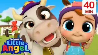 La Vaca Lola Is My Friend | Little Angel 😇💓| Colors For Kids 🏳️‍🌈🌈