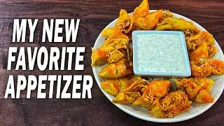 It's Crispy & Golden Brown - Goes Great With HOMEMADE Lemon Ranch Dip