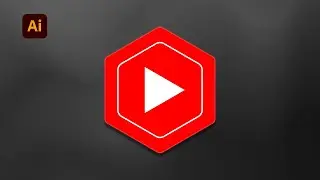 How to draw the YouTube studio logo icon in adobe illustrator | MJ Graphics