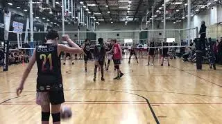 OCVC 14 Red vs. Pinnacle 14-1, 1/18/20, Game 3, 15-17