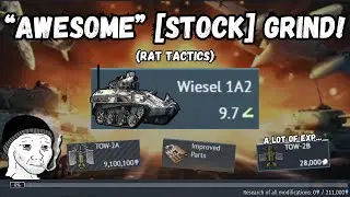This [STOCK] Grind is TOTAL....💀(Ehh) | Little Boy with BAZOOKA Experience!🔥| War (Pain) Thunder