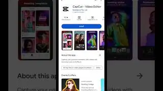 How to Install Capcut in Android 2024 || Capcut download in Playstore ||