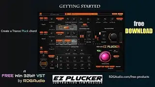 EZ Plucker RDGAudio New 2017 Subtractive Synthesizer VST Plugins Getting started FL Studio