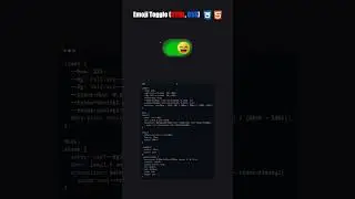 Emoji Toggle with Html And CSS | 