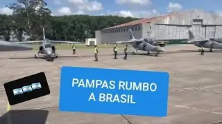 IA 63 PAMPA III YA VUELAN RUMBO A BRASIL Y ADIESTRAMIENTO EJÉRCITO ARGENTINO.