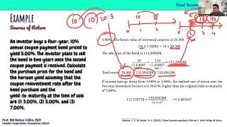 Fixed Income Risk and Return - Duration and Convexity