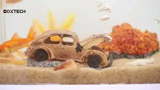 Boxtech Aquarium Air Bubble Wreck Car Decorations