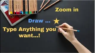 How to zoom in, zoom out, Draw and Type while recording screen video  ...??