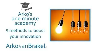 5 methods to boost your innovation!