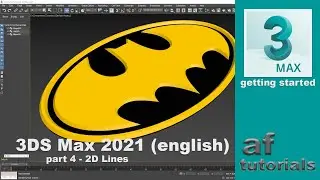 Getting Started in 3DS Max 2021 (part 4) - 2D Lines
