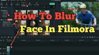 Filmora9: How To Blur/ Hide Moving Faces And Number in (Hindi))
