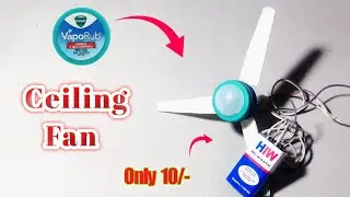 how to make 12v celling fan | how to make dc ceiling fan at home | Ceiling Fan | xyz | xyz project