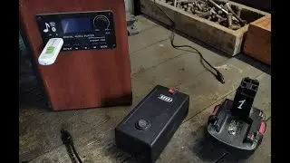 Повербанк для колонки на 12V. | Power bank for a 12V speaker.