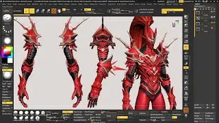 Solo Leveling: Igris character sculpting in zbrush PART-3  Arm armor Basic shape