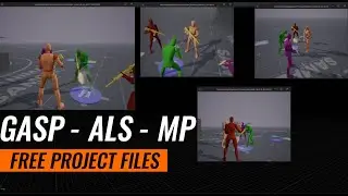 GASP - ALS - Multiplayer Fully Replicated | FREE PROJECT DOWNLOAD
