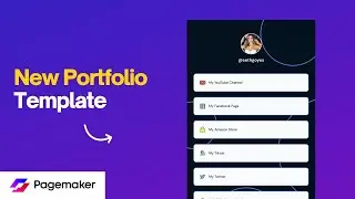 New Portfolio Template on Pagemaker