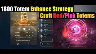 Black Desert Mobile 1800 Totem Enhance Strategy & Craft Red/Pink Totem