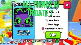 * UPDATE 7* Everything in Alien Update (Pet Simulator 99 Roblox)