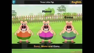 Three Little Pigs english story