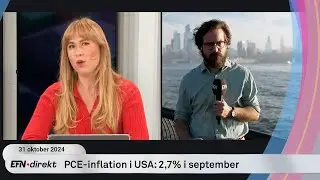 Sista inflationssiffrorna innan USA-valet
