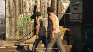 Trevor shitting behind the dumpster