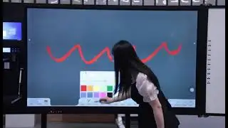 interactive flat panel display 75 inch with recorded drawboard