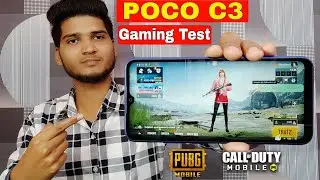 POCO C3 Gaming Test |  POCO C3 PUBG Test |  POCO C3 COD & FAU-G Test 🔥🔥🔥