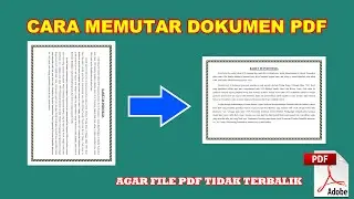 Cara Memutar atau Merotasi Dokumen PDF [Sukses Tutorial]
