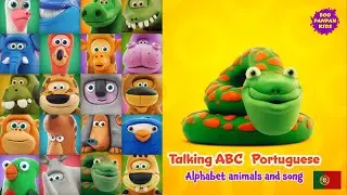 Talking ABC Portuguese Alphabet animals and song |Boopanpankids