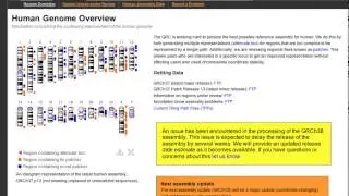 Introduction to genome browsers using Ensembl