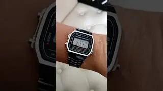 CASIO A168WA-1 WRIST ROLL A168