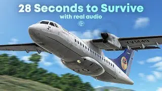 How this Pilot's Decision Sealed the Fate of 46 Passengers | 28 Seconds to Survive (Real Audio)