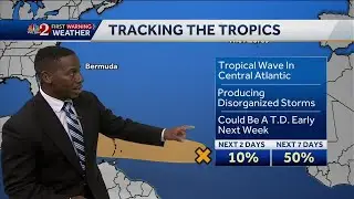 National Hurricane Center monitoring 2 tropical waves in Atlantic as development chances jump