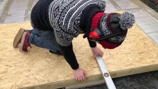 Building My Garden Office: Part 4 - Floor
