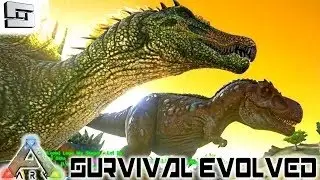 MODDED ARK: Survival Evolved - T REX VS GIGANOTOSAURUS! E13 ( Gameplay )