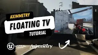 How to make a reusable floating TV | Virtual Production Unreal Engine & Aximmetry Tutorial