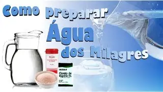 COMO PREPARAR ÁGUA DOS MILAGRES | ÁGUA ALCALINA | RECEITA CASEIRA