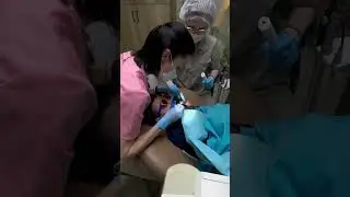 Лечение молочных зубов у детей.