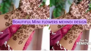 Mini bold rose and leaf mehndi design | New gulab wali Mehnadi design | Rose flower mehndi design