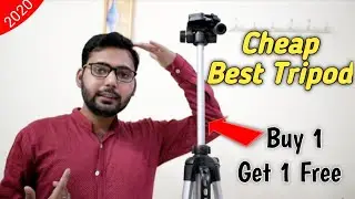 Cheap & Best Tripod For Youtubers | Unboxing & Review | Buy 1 Get 1 Free |Amazon Basics 60 Inch
