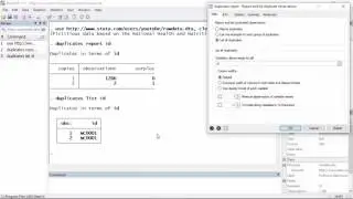 Data management: How to identify and remove duplicate observations