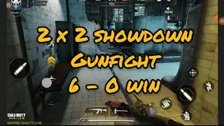 CALL OF DUTY MOBILE #2X2 SHOWDOWN - GUNFIGHT #6-0 WIN. UNBEATABLE!!