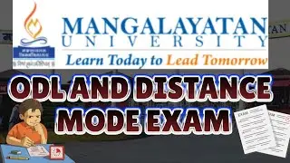 How To Give ODL & OL Mode Exam In Mangalayatan University 